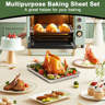 HENGANRUI Baking Set,Stainless Steel Sheet Pan With Cooling Rack